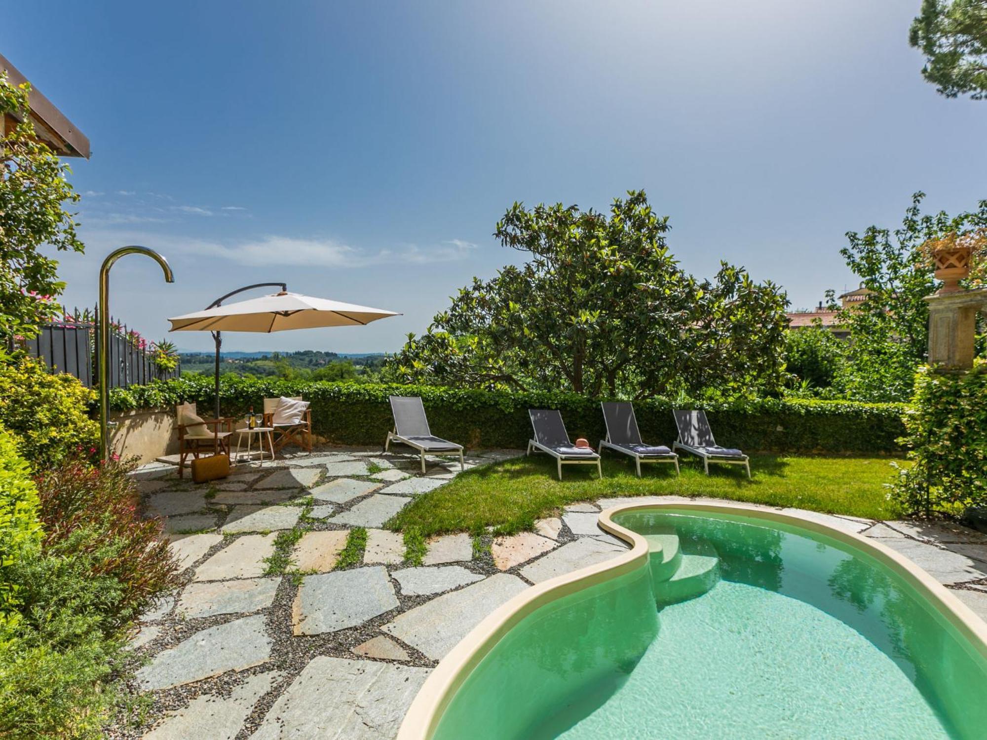 Villa Il Belvedere By Interhome Lari Bagian luar foto